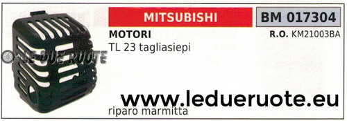 Km21003ba riparo marmitta - km21003ba,